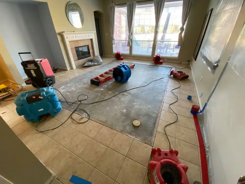 water damage restoration service La Jara